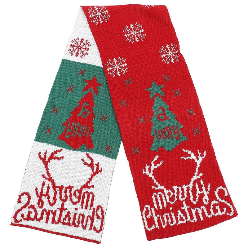Adorable Christmas Scarf For Children Warmth Essential Great For Winter Holiday Party 1Pcs | Fruugo SG