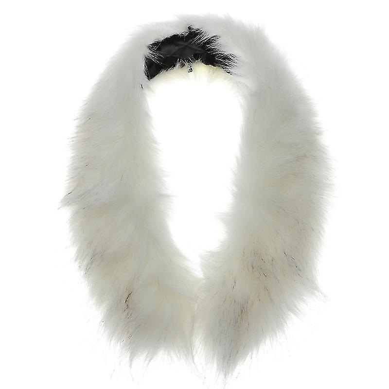 Adult White Scarves & Shawls Faux Fur Collar Scarf Wrap: Women Plush Evening Cape Winter Warm Collar | Fruugo SG