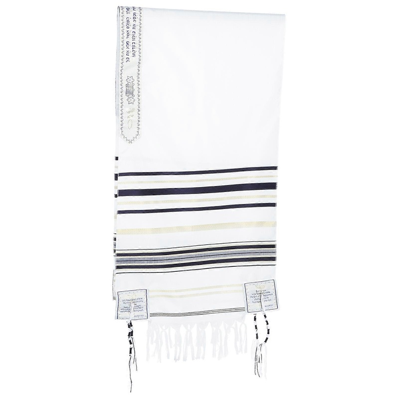 Arabic Prayer Shawl Messianic Style for Emerging Religious Use Rectangular Design 1Set | Fruugo SG