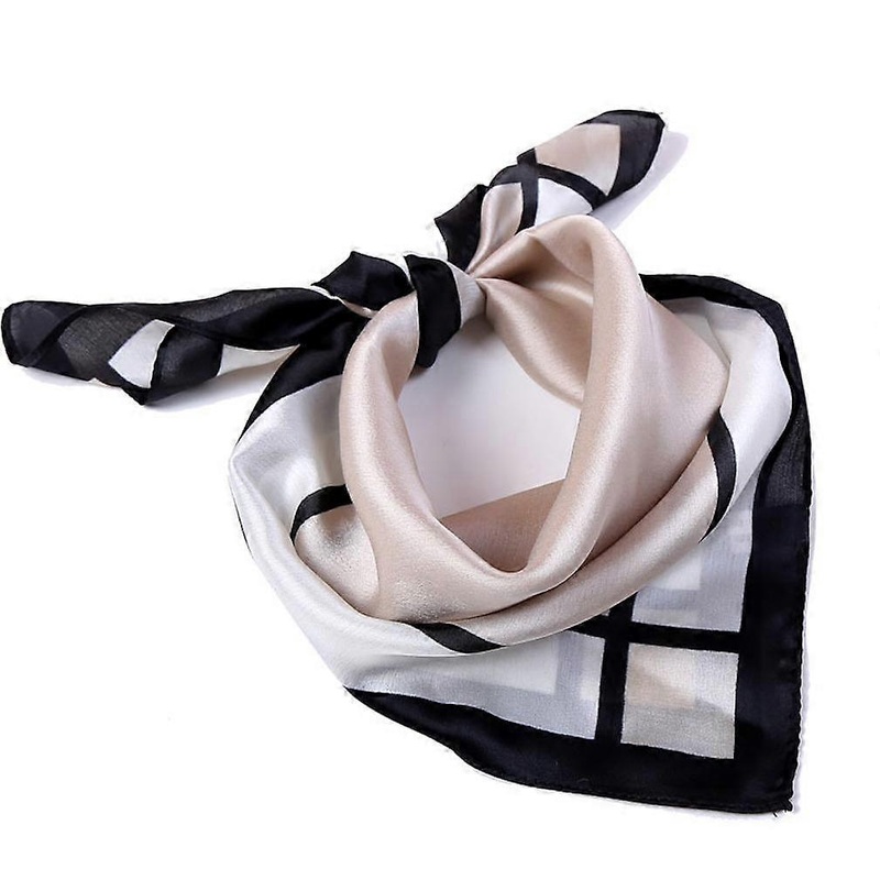 Autumn Winter Silky Neckerchief Satin Wraps Multi-Function Accessories for Lady | Fruugo SG