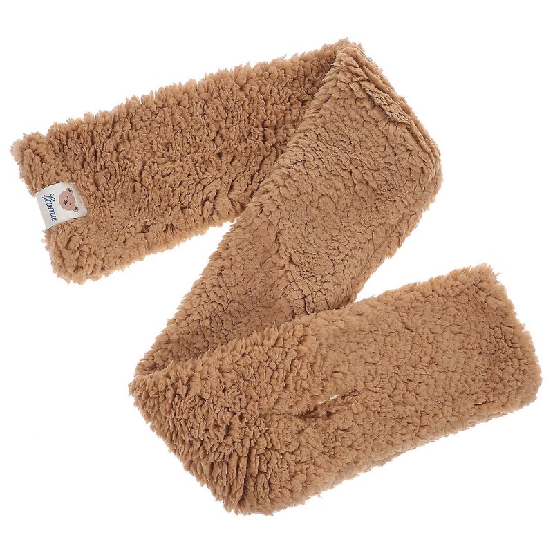 Furry Winter Neck Warmer Rectangle Scarf Perfect For Skiing 1Set | Fruugo SG