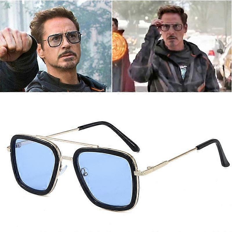 High Quality Iron Man Tony Stark Fishing Sunglasses Square Outdoor Sport Glasses Men Spider Eyewear Sports | Fruugo SG