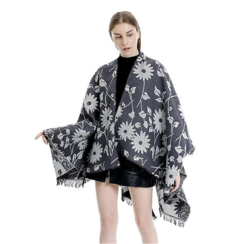 Pashmina Shawl Scarf Pullover Poncho Winter Cardigant for Lady | Fruugo SG