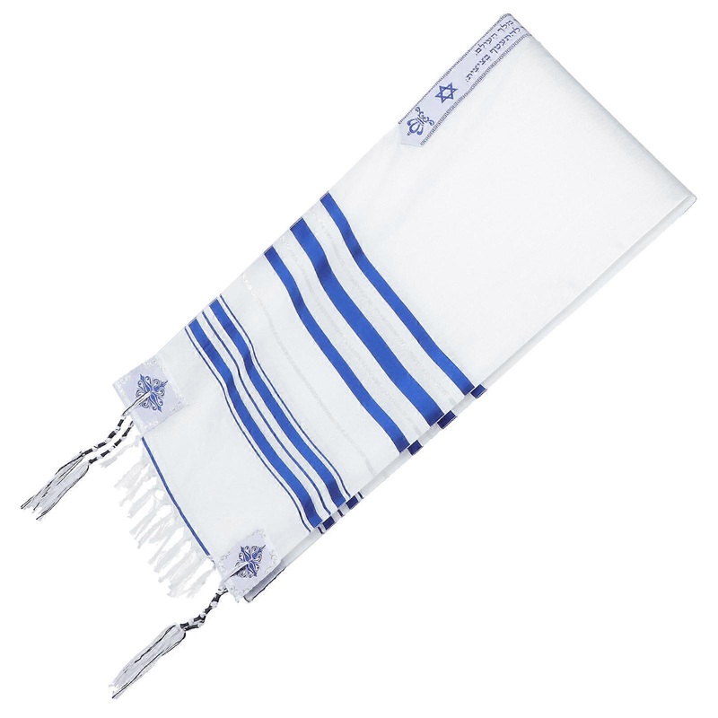 Religious Shawl Cloth Tallit Prayer Scarf For Men And Women Lightweight Breathable Fabric 91.18×20.44in 1Pcs | Fruugo SG