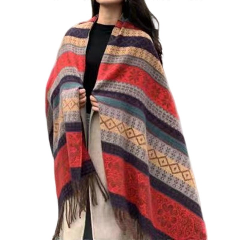 Shawl, Pom-Poms, Winter, for Women | Fruugo SG