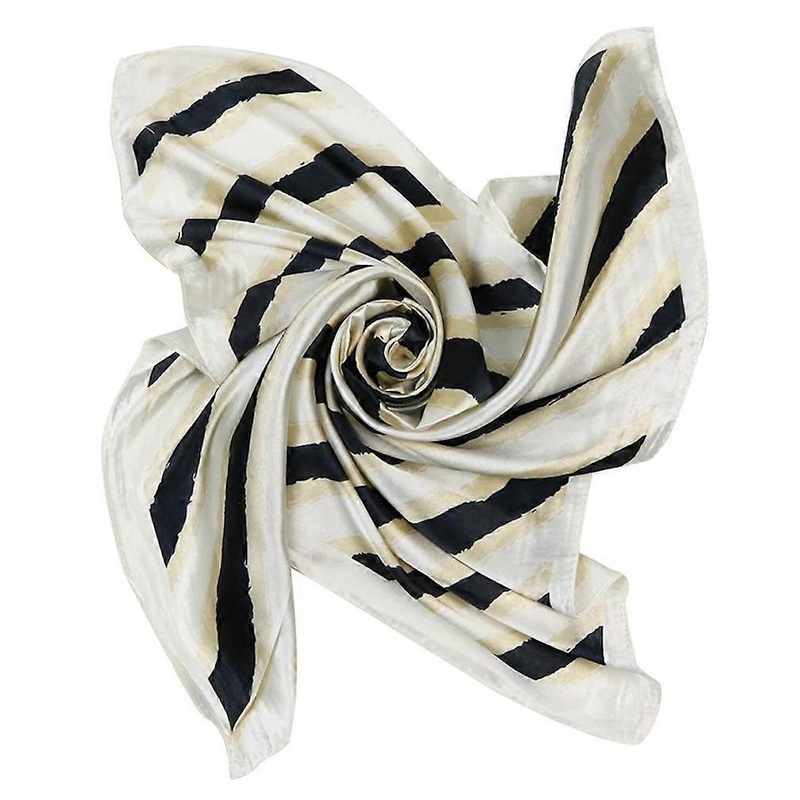Silky Fashion Neckerchief Satin Wraps Stripe Scarf for Lady | Fruugo SG