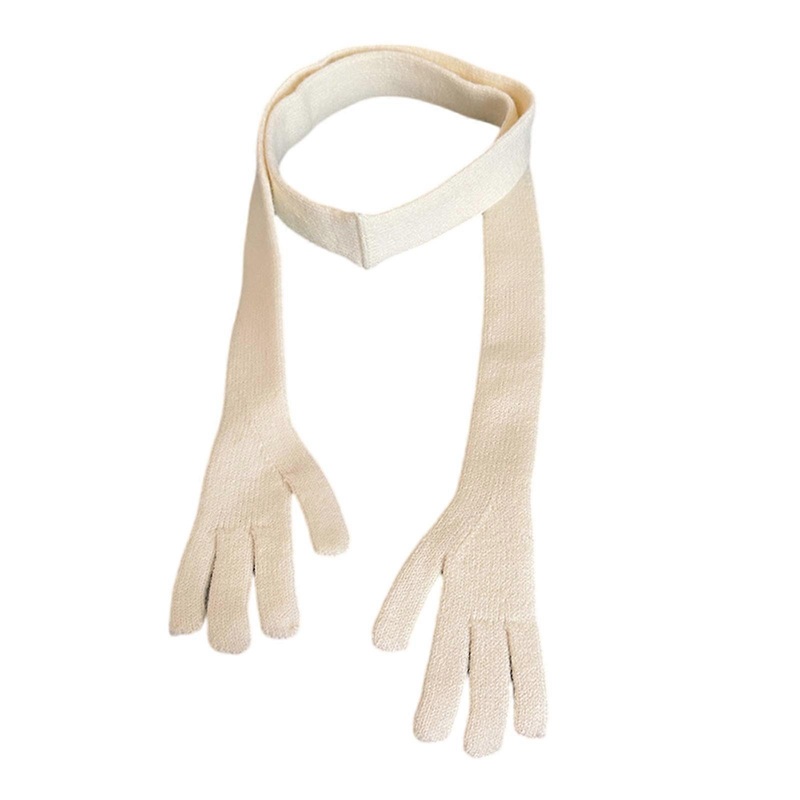 Solid Color Narrow Scarf Vintage Fashion Comfortable Scarf Luxurious Thin Scarf Stylish Unisex Accessory  Beige | Fruugo SG