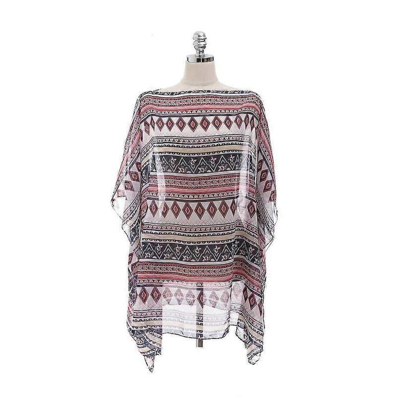Summer Shawl Pullover Poncho Lightweight Outwear Bikini Cover up for Lady | Fruugo SG