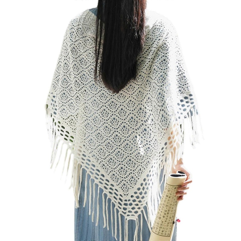 Vintage Styles Crochet Shawl Bohemian Shoulder Wrap For Women Knitted Designs Neck Covers For Cool Weather Evening Event | Fruugo SG