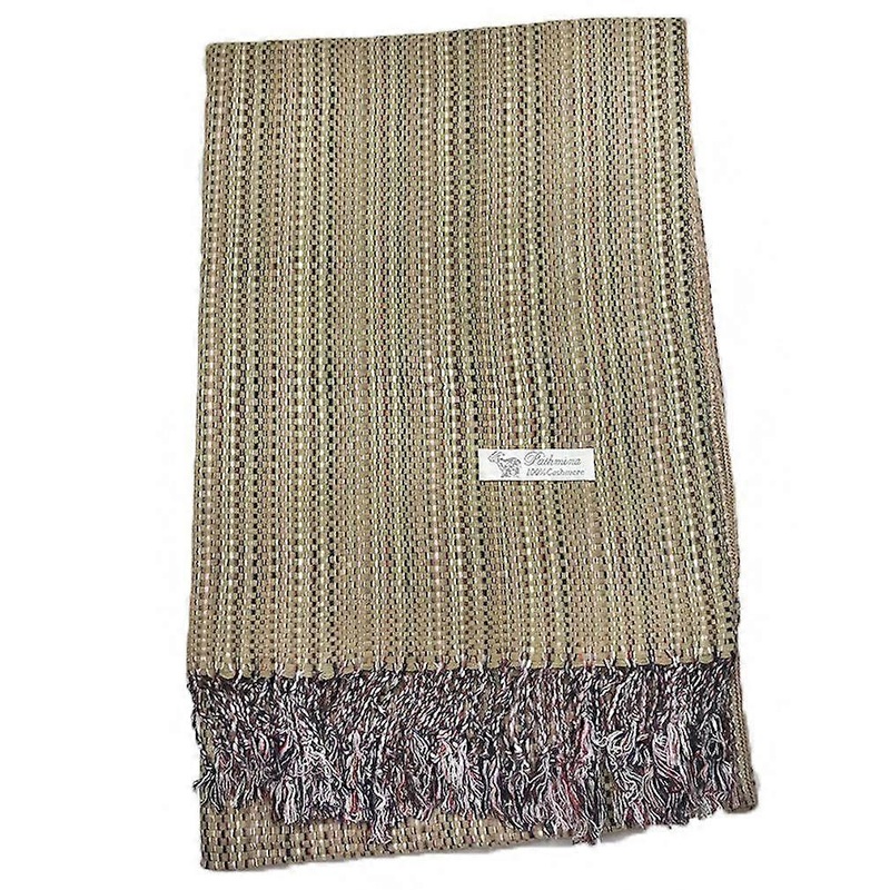 Winter Pashmina Stripe Scarf Warm Neck Wrap Thicken Shawl for Lady | Fruugo SG