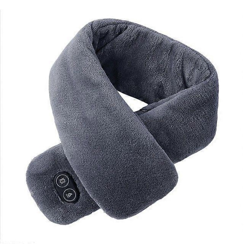 Winter Scarf USB Heating Scarf Ladies Heated Scarf Waterproof Men’S Smart Shawl Vibration Massage Grey | Fruugo SG