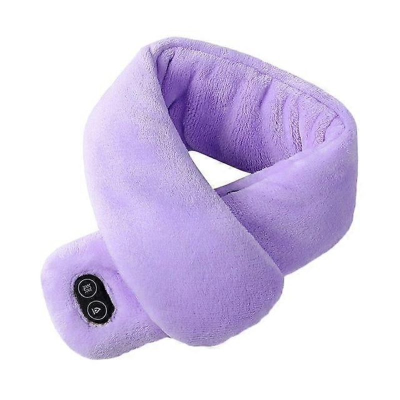 Winter Scarf USB Heating Scarf Ladies Heated Scarf Waterproof Men’S Smart Shawl Vibration Massage Purple | Fruugo SG