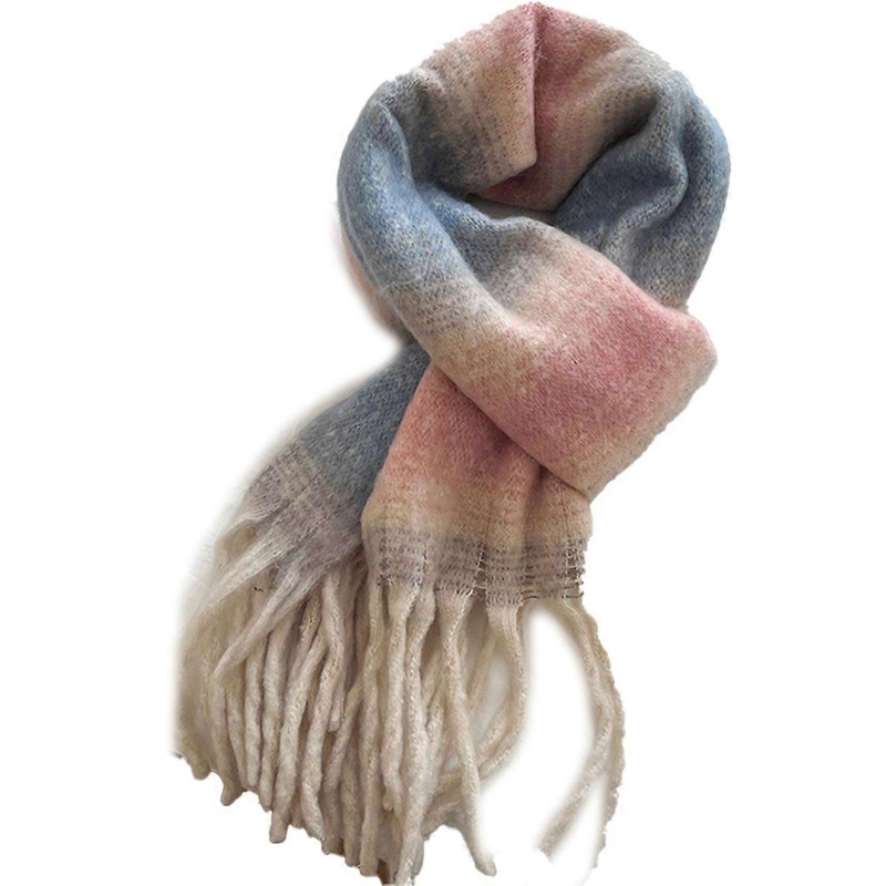 Women’s Winter Shawl, Long, Warm, Checkered | Fruugo SG