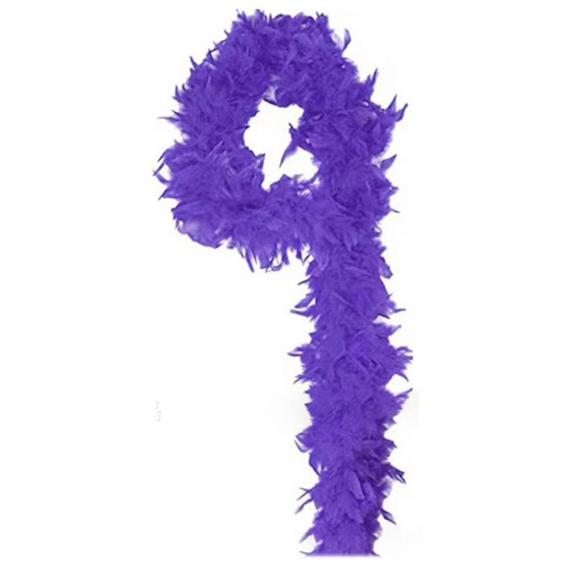 2 Yards Marabou Feathers Boas Scarf Christmas Tree Turkey Feathers Ribbon Dress-Up Wedding Dress Shawl DIY Crafts  Purple | Fruugo SG