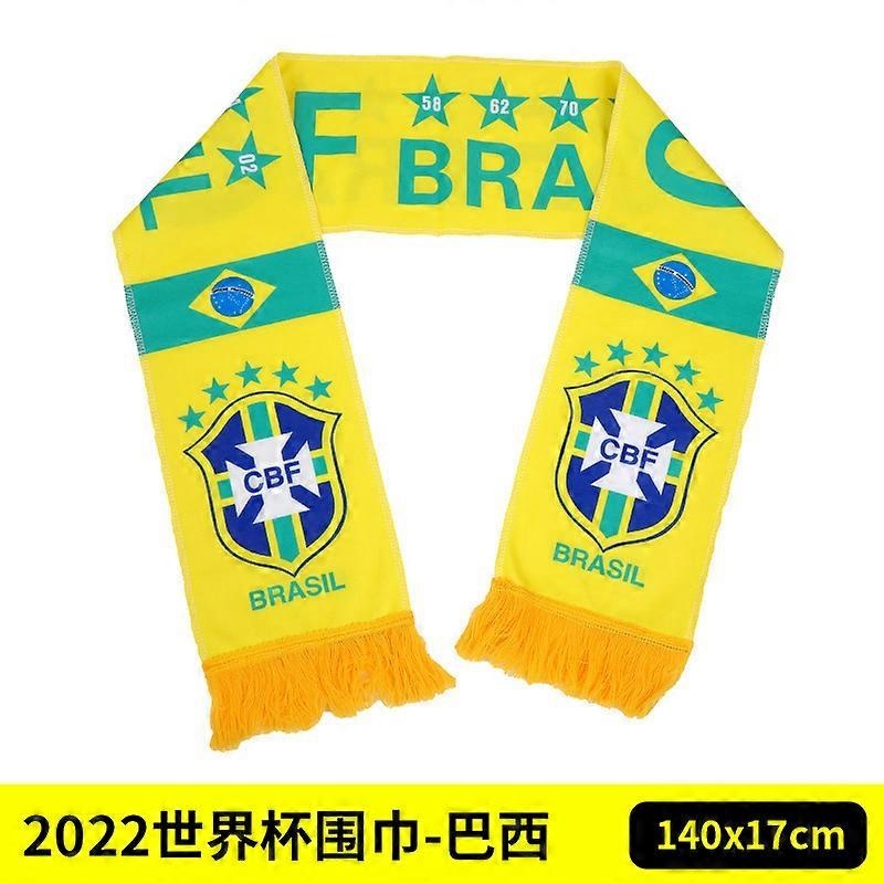 3Pcs National Team Fans Party Items Cheer For The World Cup Scarf Brazil | Fruugo SG