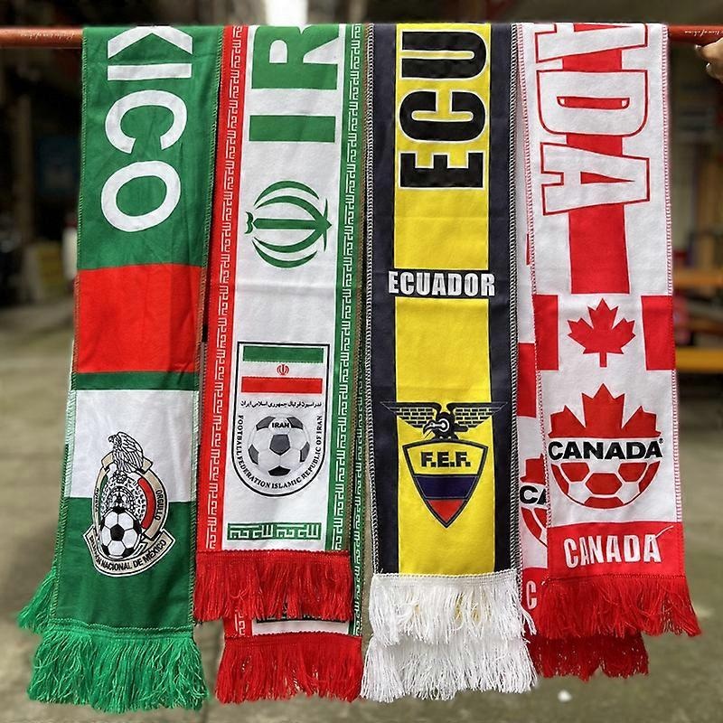 3Pcs World Cup Football Match Scarf National Flag Bar Club Fan Gift Fans World Cup 28 Countries | Fruugo SG
