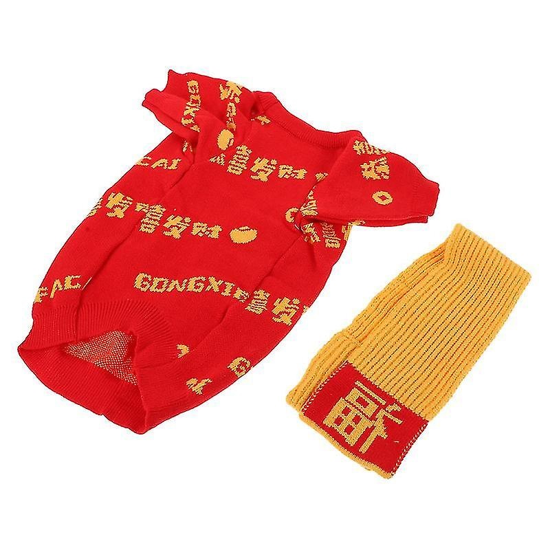 42X26x1cm Female Scarves & Shawls 1 Set Of New Year Pet Clothing Pet Dog Warm Sweater Cat Cold-proof | Fruugo SG