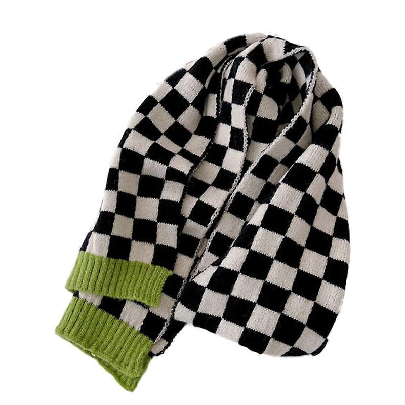 Checkerboard Grid Scarf, Breathable Microfiber Mink Blanket for Kids, Simple and Classic Design Comfortable for Boys and Girls, 3D Touch Feeling, One | Fruugo SG