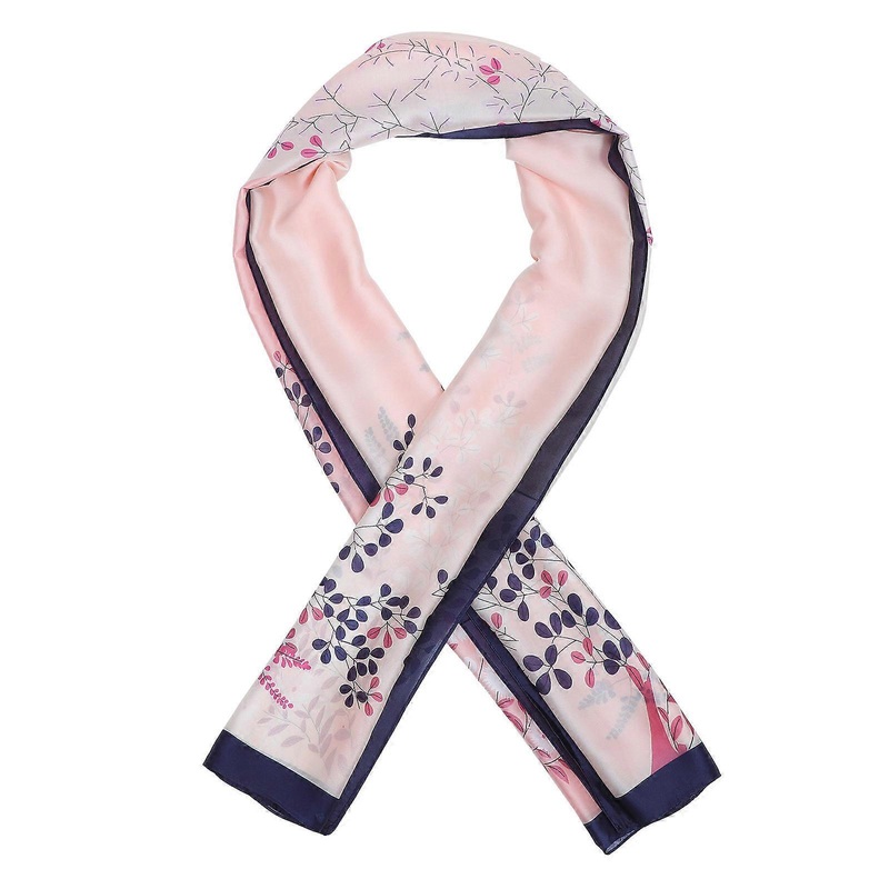 Colorful Plum Flower Pattern Scarf Fashion Accessory Office Traveling 1Pcs | Fruugo SG