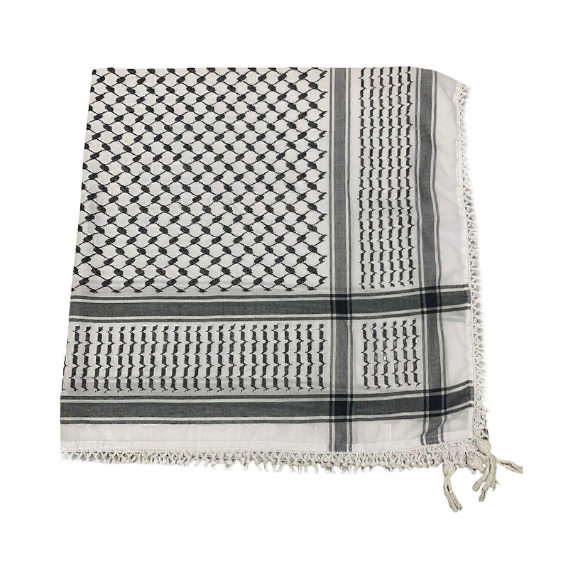 Ethnic Arab Shemagh Scarf for Adult Traditional Arabian Shawl Neckerchief Breathable Keffiyeh Headwrap Hijab Head Scarf  White | Fruugo SG