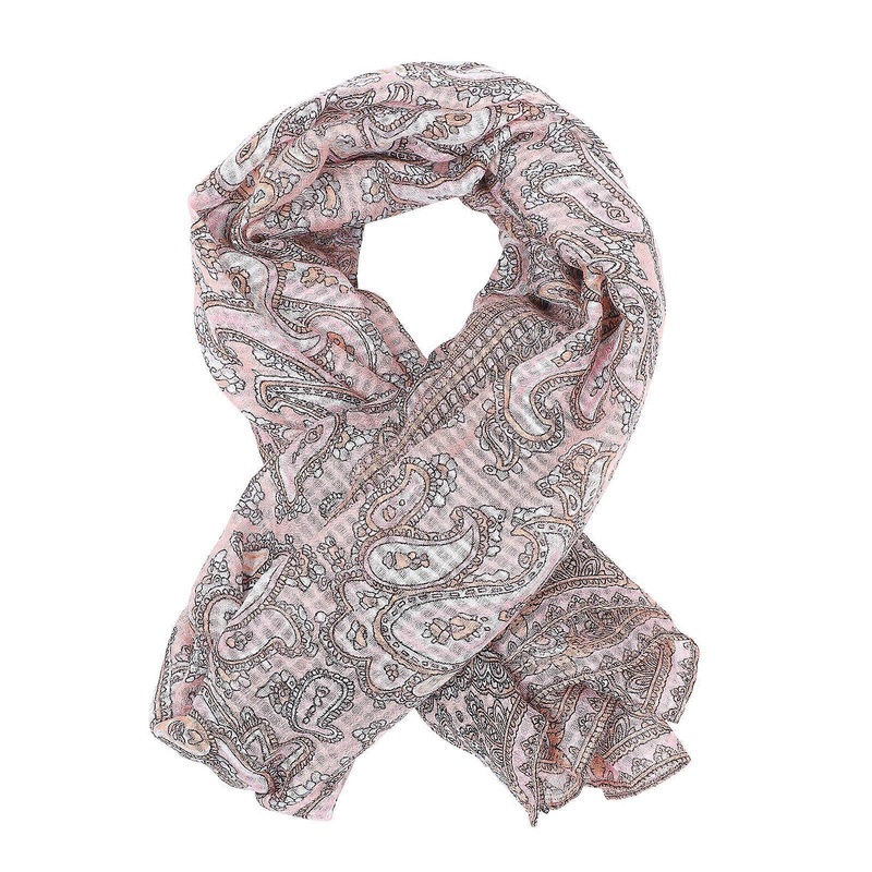 Fashion Scarf For Women Shawl Vintage Cashew Nut Pattern Rectangular Versatile Costume Matching Pink 180x110cm 1Pack | Fruugo SG
