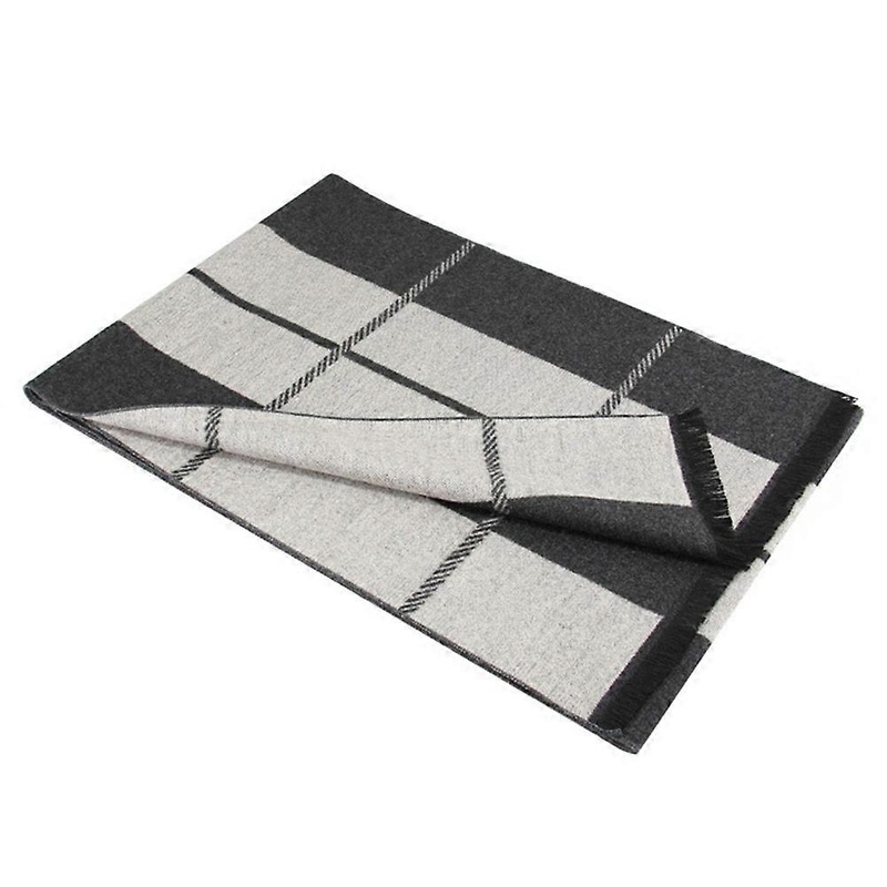 Fashionable Men Scarf Warm Imitation Cashmere Grid Winter Accessory 180x30x0.25cm 1Pcs | Fruugo SG