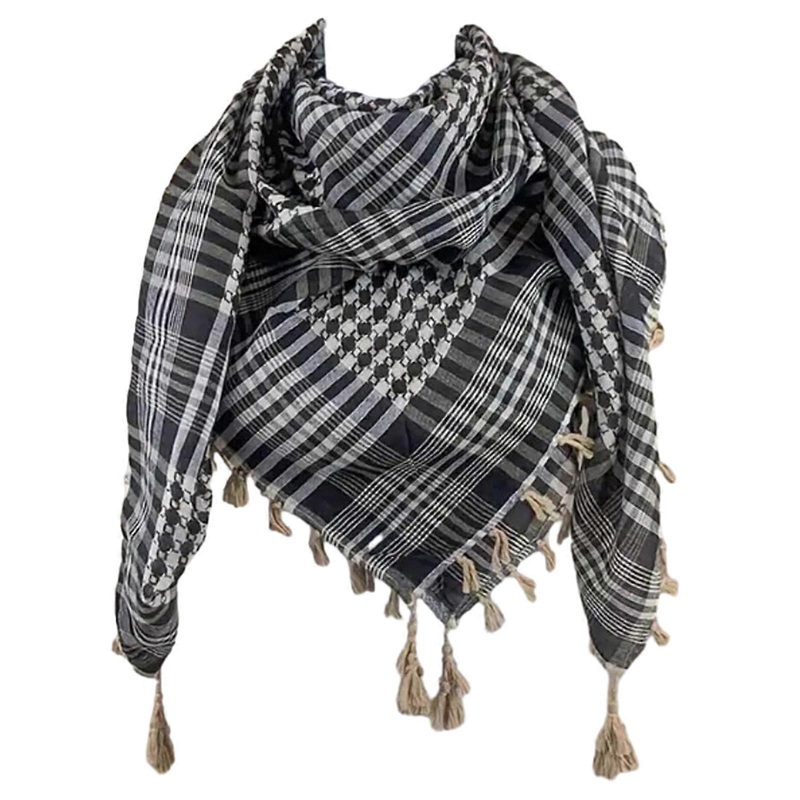 Keffiyeh Tacticals Desert Scarf Wrap Shemagh Head Neck Arab Scarf Unisex Arab Shemagh Keffiyeh Palestine Scarf  khaki | Fruugo SG