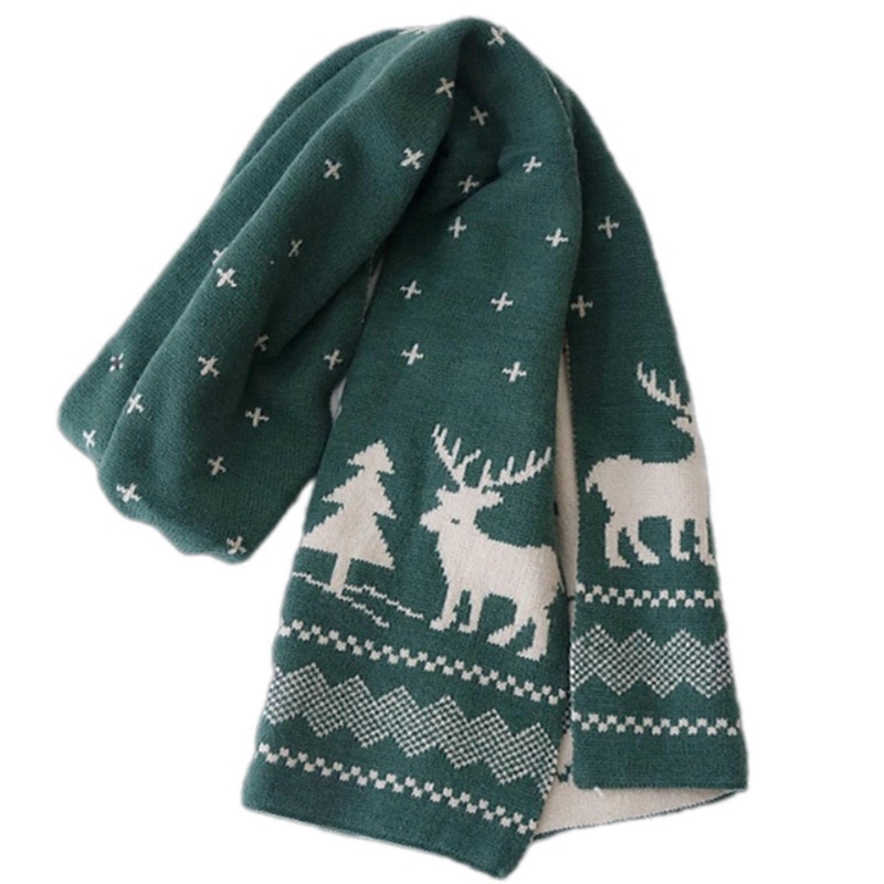 Multiuse Knitted Neck Warmer Stretchy Long Scarf Neck Shawl Shoulder Wrap for Winter Outdoor Neck Warmth Women Neckwear  Christmas scarf gree | Fruugo SG