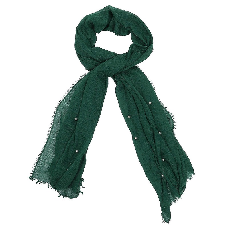 Scarf Shawl Wrap Stylish Design Daily Use 190X100X0.2CM Pearl Decoration 1Pcs | Fruugo SG