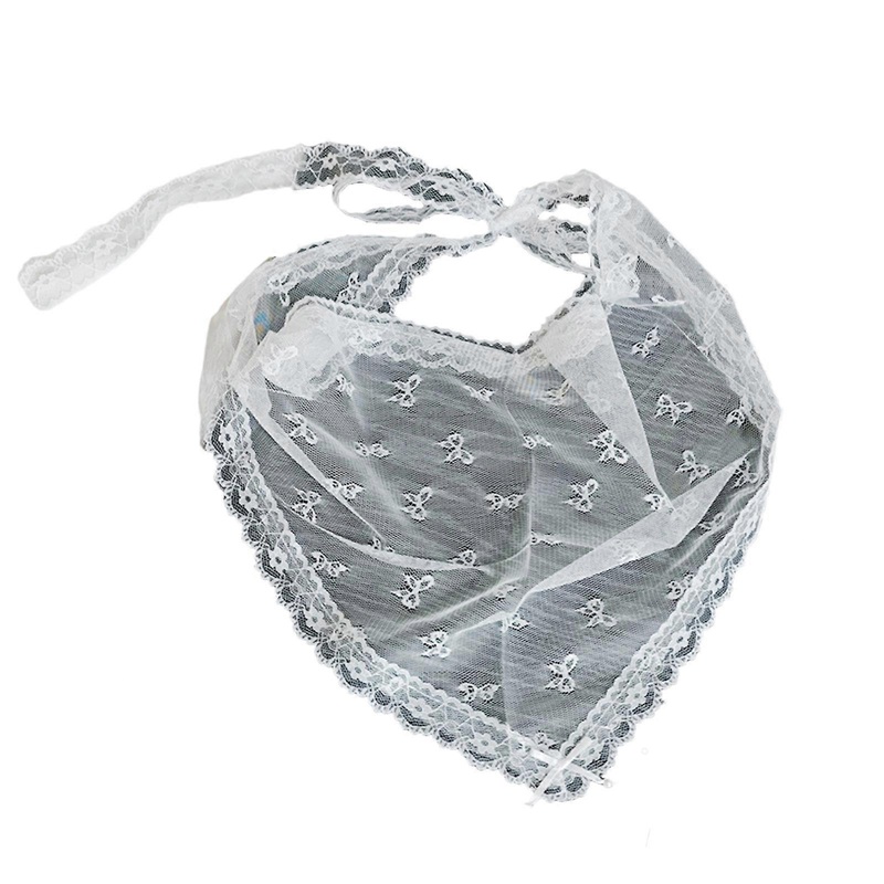 Stylish Lace Headwrap Triangular Hair Scarf Elegant Bandanas Headscarf for Women Music Festival Photo Head Accessories | Fruugo SG