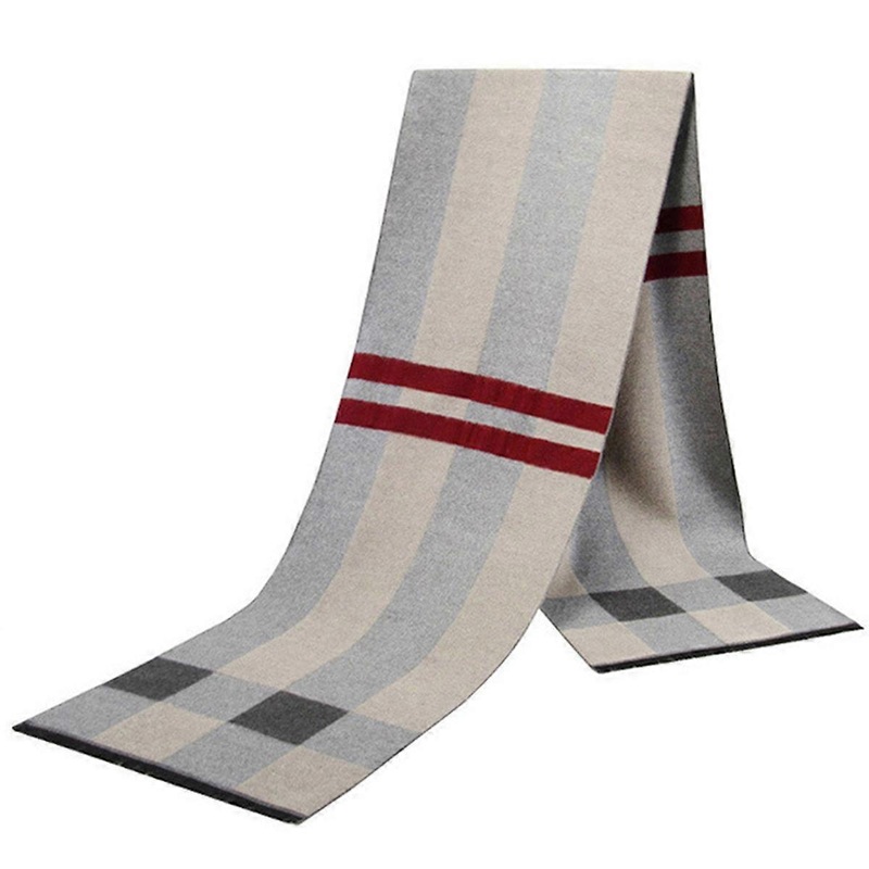 Trends Mens Winter Warm Long Soft Scarf Plaid Tassel Scarf for Men Soft Classic Scarves | Fruugo SG