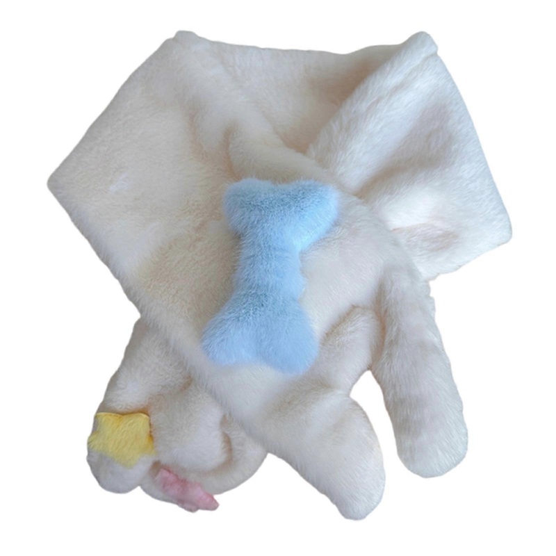 Warm Plush Scarf for Women Kids Soft Thick Neck Scarf Outdoor Thermal Neck Wrap | Fruugo SG