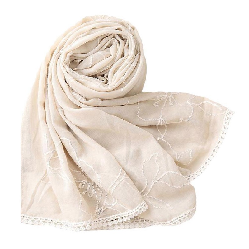Warm Scarf for Outdoor Use Beige Color with Resistance Classic and Chic Polyester Shawl | Fruugo SG