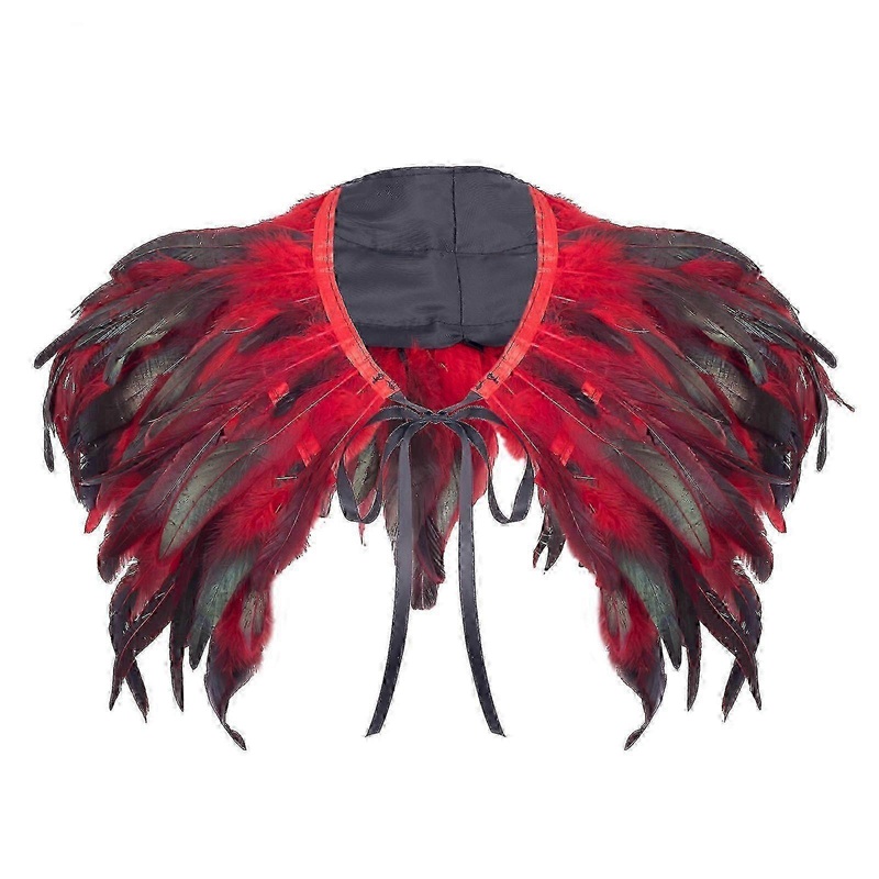 Colorful Feather Shoulder Wrap for Women’s Halloween Cosplay & Carnivals – Feather Shrug for Special Celebrations | Fruugo SG