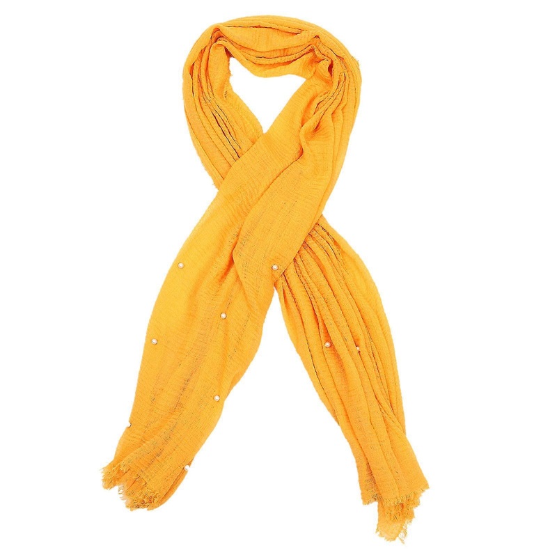Comfortable Shawl Head Covering Women Casual Wear 190x100x0.2cm Rectangular Stylish Pearl Decoration 1Pack | Fruugo SG