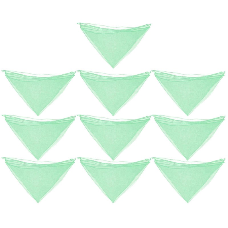 Dance Scarves Music Scarves Silky Juggling Dance Green 45x45cm Chiffon Decoration 10Pcs | Fruugo SG