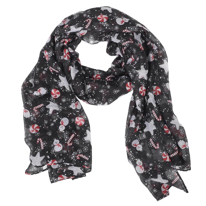 Holiday Scarf Fashion Lady Shawl Christmas present Multi-Colored 180x90cm 1Piece | Fruugo SG