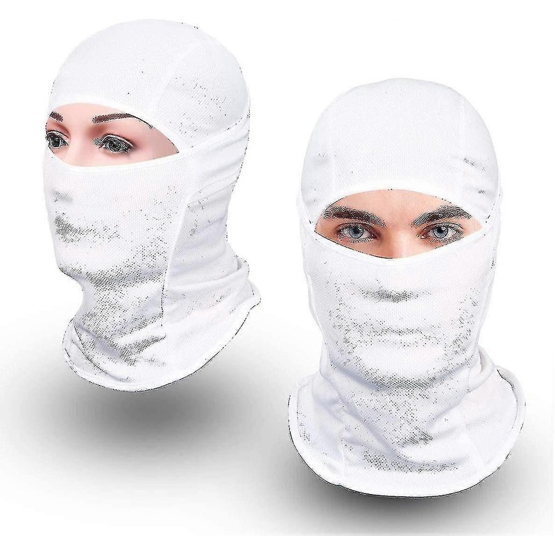 Men’s Balaclava Mask Anti-uv Sunshade Tactical Light Ski Motorcycle Running And Riding Mask (white) | Fruugo SG