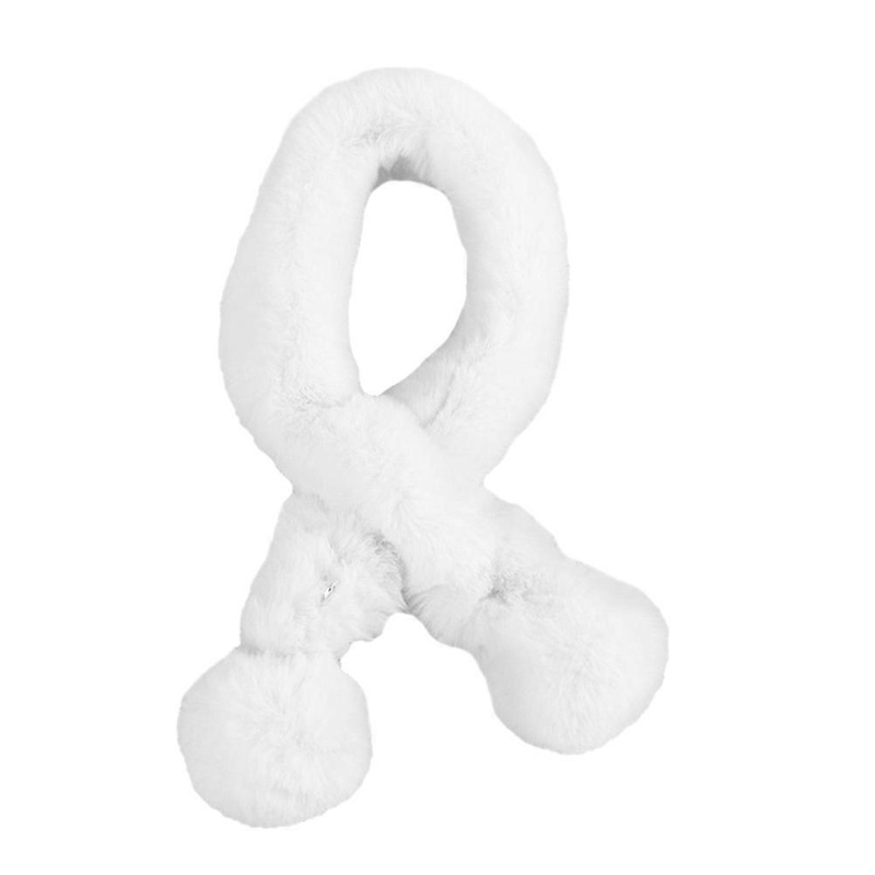 Scarf Kids Girls Neck Scarfs Winter Wear Rectangular Plush Simple 1Pack | Fruugo SG