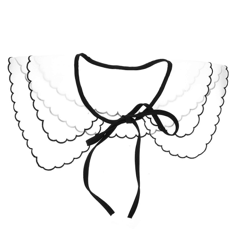 Shawl Fake Collar Women Practical Durable Quick Dry Nylon Yarn 60X25X1CM Chic 1Pc | Fruugo SG