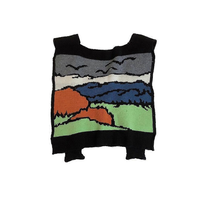 Summer Short Knitting Poncho Decorative Coat Shawl Cape for Lady | Fruugo SG