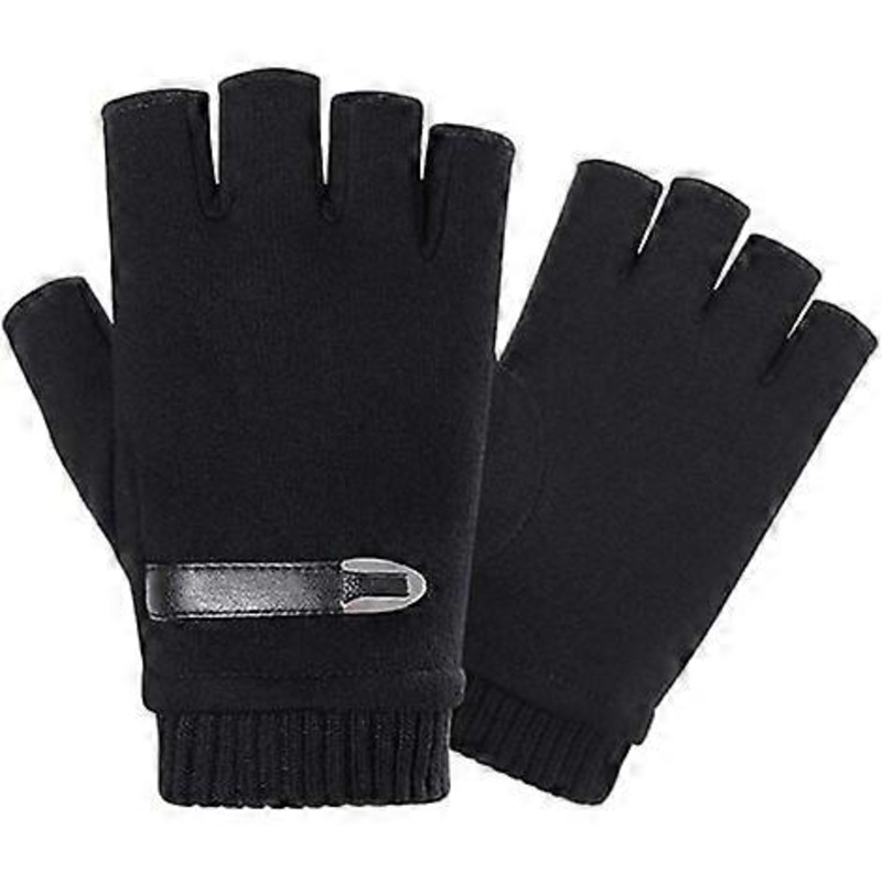 Winter Warm Knit Gloves – One Size – Black | Fruugo SG