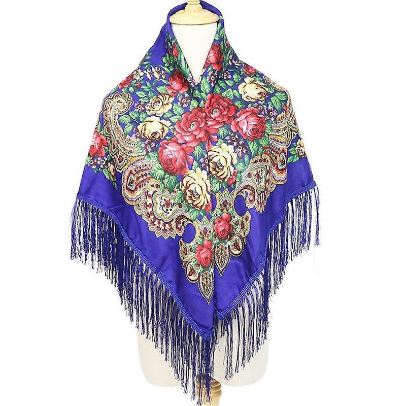 Winter Warm Scarf Tribe Shawl Cotton Wraps Fringed Scarf for Woman | Fruugo SG