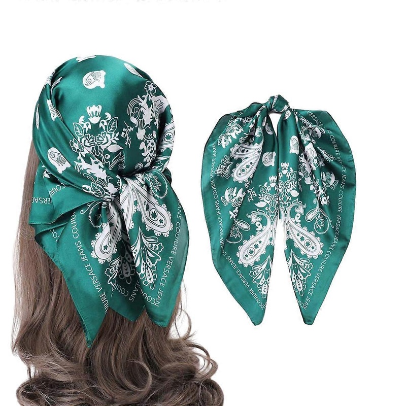 Women’s silk scarf, satin square silk scarf | Fruugo SG