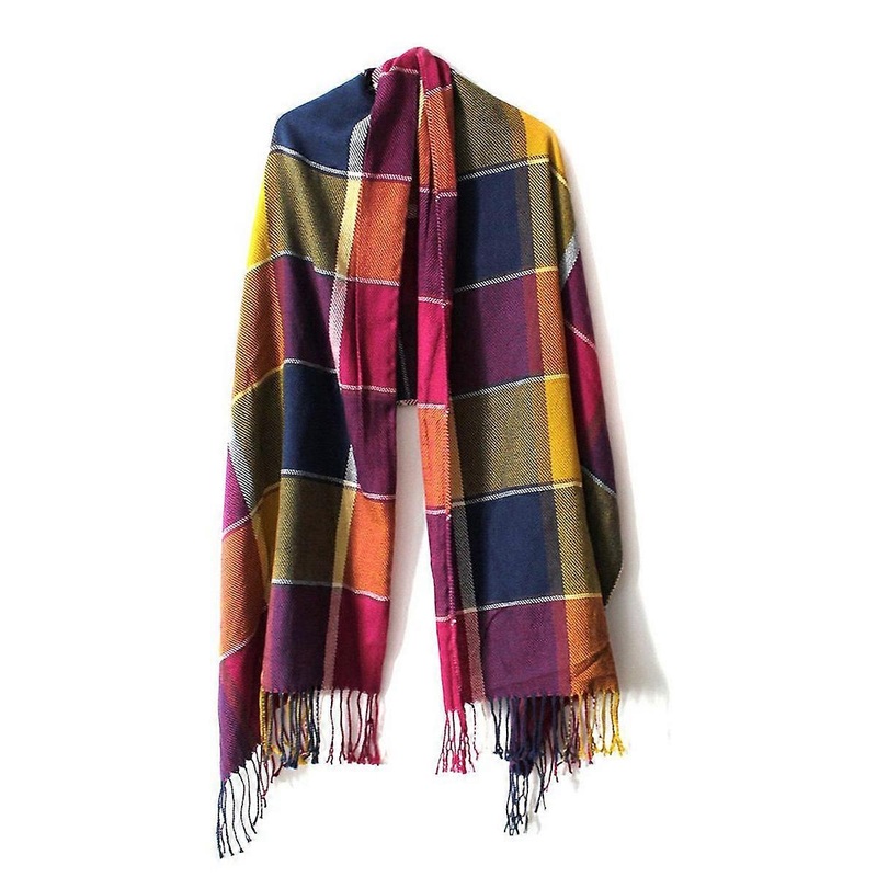 Women Warm Scarf Shawl Winter Wear Multi-Colored 200 * 68cm Accessory 1Pcs | Fruugo SG