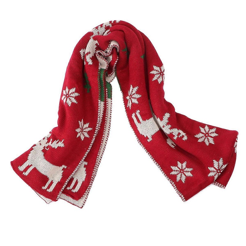 Adorable Knitted Winter Scarf For Couples Made Of Acrylic With Traditional Style 195X30cm Great For Cold Weather 1Pc | Fruugo SG