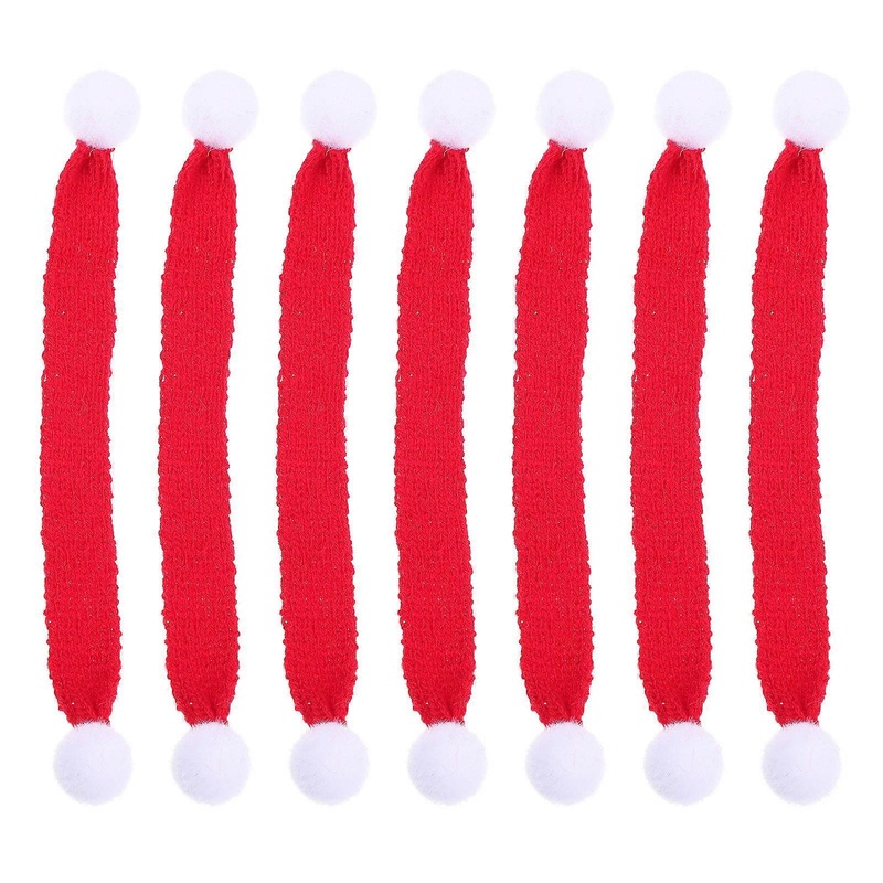 Delicate Christmas Scarfs 10 Pcs Adorable Neckerchiefs For Party Attendees Charming Red Color | Fruugo SG