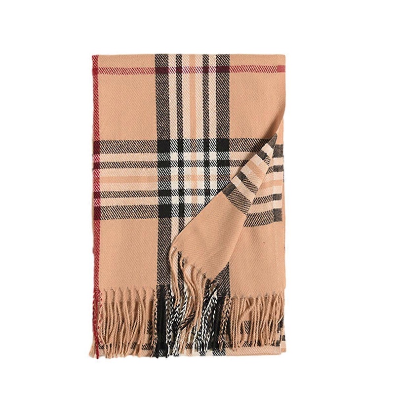 Fashion Scarf, Shawl, Winter, Thick, Warm, Knit, Plaid | Fruugo SG