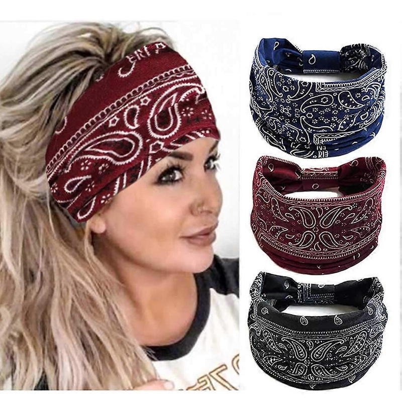 Head Scarfs For Women, Elastic, Boho Headband | Fruugo SG