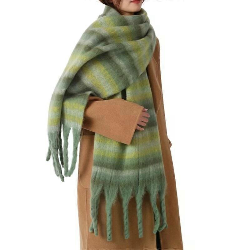 Rainbow Scarf, Luxurious Blended Soft Warm Neckwear for Autumn Winter Fashion | Fruugo SG